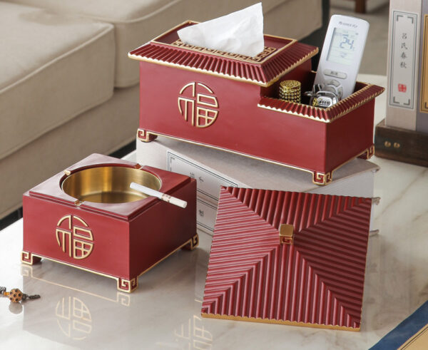 Simple Office Ashtray Nordic Ins Deer Decoration Creative Personality With Lid Living Room Tea Table Decoration - Image 7