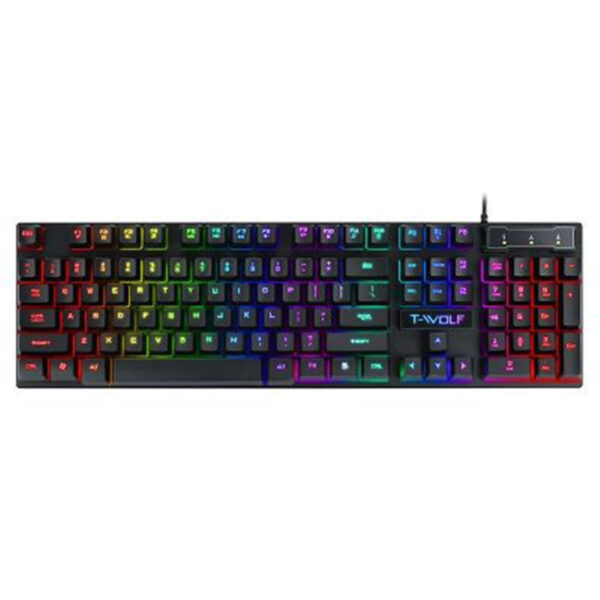 Gaming Usb Luminous Wired Keyboard Floating Manipulator - Image 3
