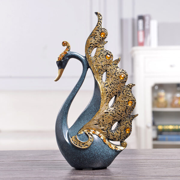 Couple Swan Home Decoration - Image 4