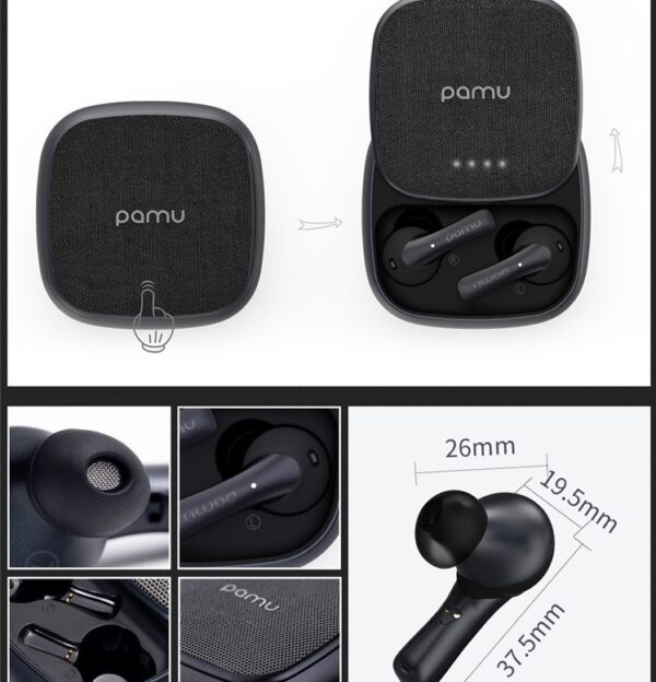 Noise-cancelling Wireless Earphones Dual Bluetooth Earphones Touch Charging - Image 5