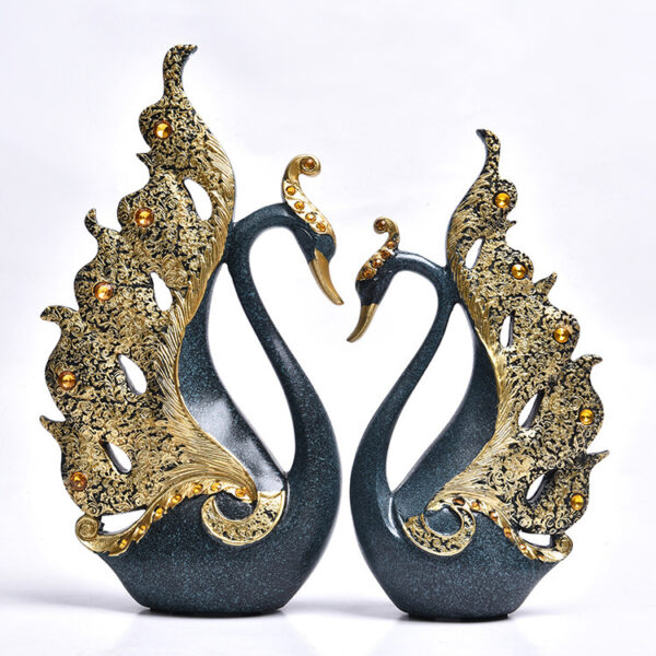 Couple Swan Home Decoration - Image 5