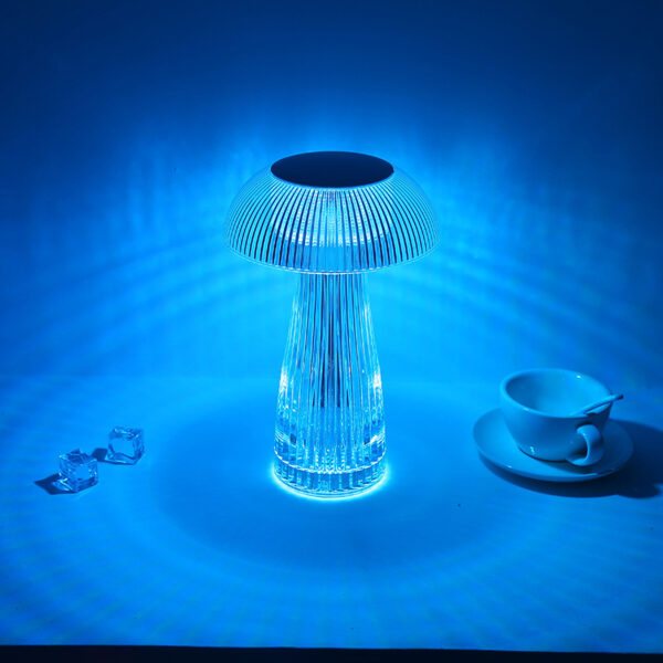 Creative Crystal Lamp Jellyfish Table Lamp Light Luxury Touch Decoration Home Decor - Image 5