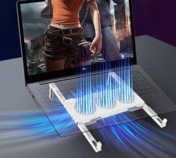 Portable Slim Smart Laptop Cooling Pad USB 3 Fans Gaming Laptop Cooler Fan For 17 Inch Cooler Plug Play For Notebook PC Laptop