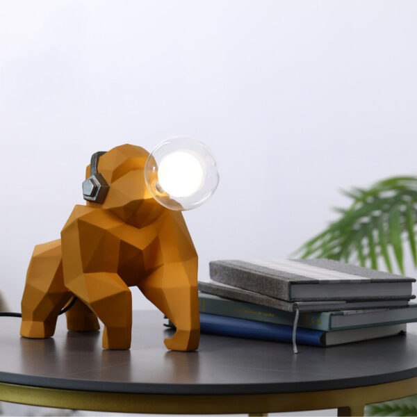 Nordic Resin Crafts Home Furnishings Living Rooms Bedside Tables Desk Lamps - Image 6