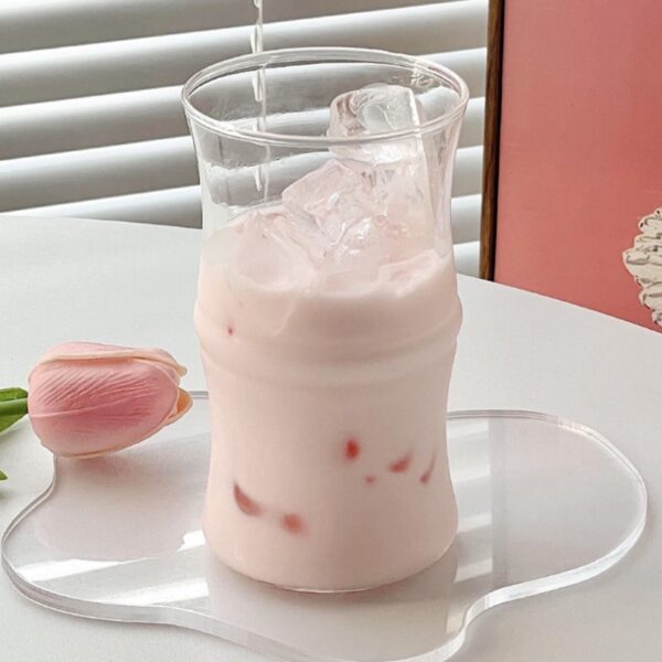 Bamboo Joint High-temperature Resistant Glass Beverage Cup - Image 2