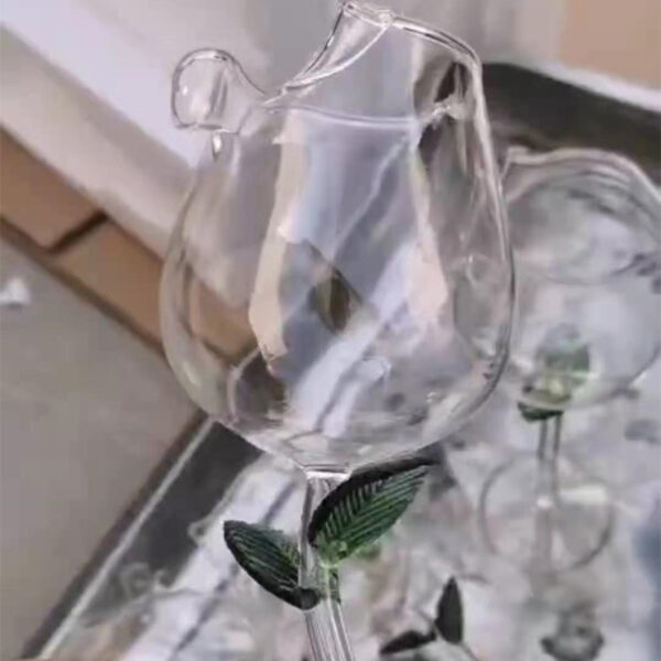 Household Rose Shaped Red Wine Glass Kitchen Gadgets - Image 2