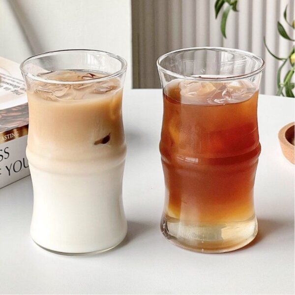 Bamboo Joint High-temperature Resistant Glass Beverage Cup - Image 5