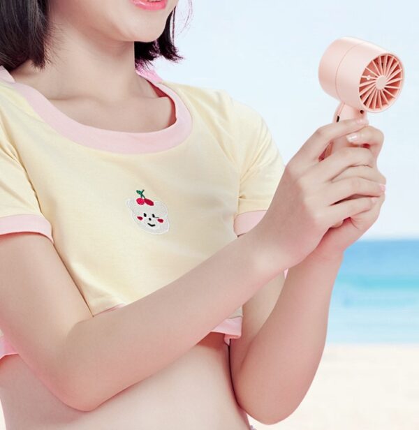 Handheld Fan Mini Fan Personal Portable USB Rechargeable Adjustable Desk Table Fan For Kids Girls Women Men Home Office Indoor Office Outdoor Travel - Image 6