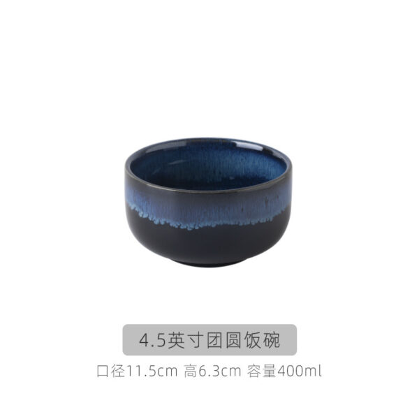 Household Kiln Cooking Bowl Dish & Plate Turnip Rice Bowl - Image 9