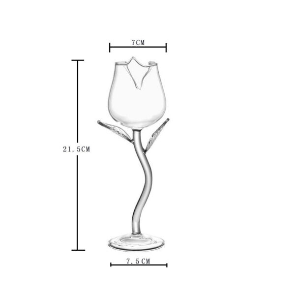 Household Rose Shaped Red Wine Glass Kitchen Gadgets - Image 4