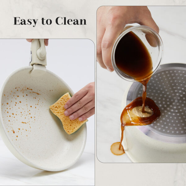 12 POTS And Pans Set, Non-stick Kitchen Cookware Set - Image 3
