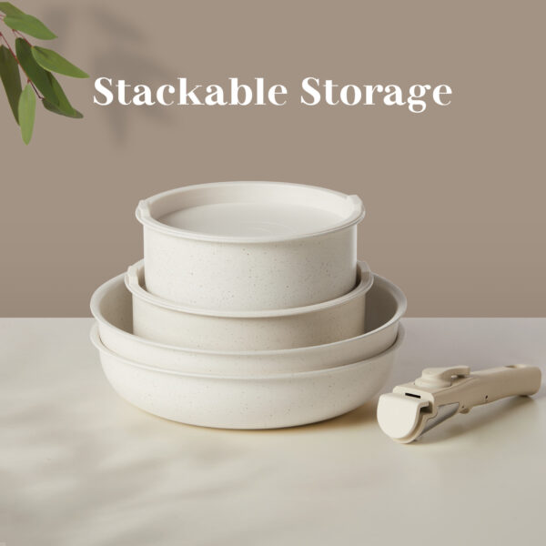 12 POTS And Pans Set, Non-stick Kitchen Cookware Set - Image 4