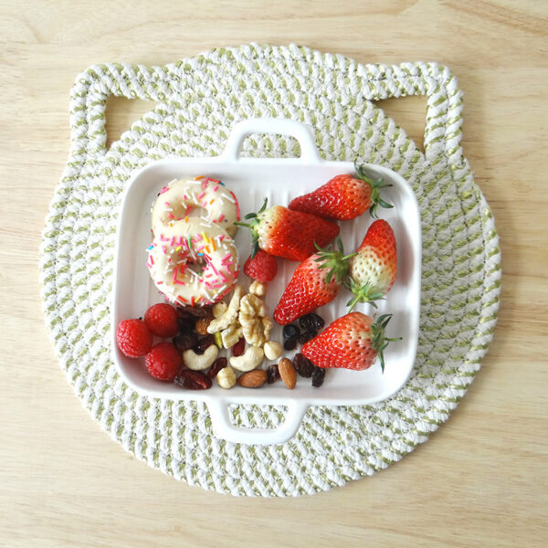 Hanging table mat with cat ears Kitchen accessories - Image 2