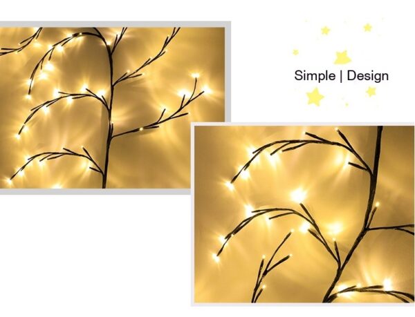 Room Decorative Lights, Colorful Lights, Rattan Strips - Image 4