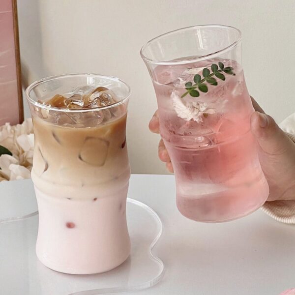 Bamboo Joint High-temperature Resistant Glass Beverage Cup