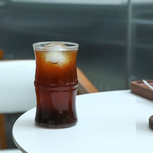 Bamboo Joint High-temperature Resistant Glass Beverage Cup - Image 4