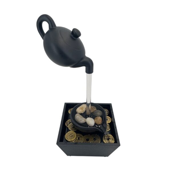 Hanging Teapot Flowing Water Ornaments Office Home Living Room Coffee Table - Image 2