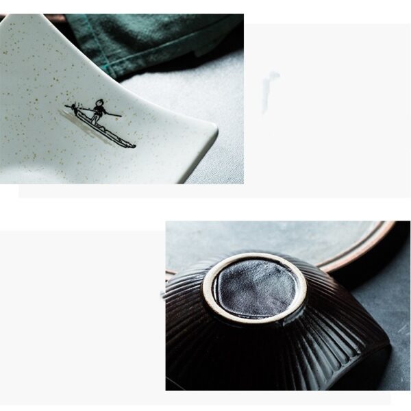 Creative And Minimalist Japanese Ceramic Plates - Image 4