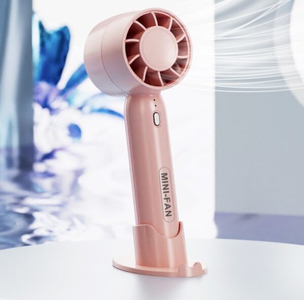 Handheld Fan Mini Fan Personal Portable USB Rechargeable Adjustable Desk Table Fan For Kids Girls Women Men Home Office Indoor Office Outdoor Travel - Image 3