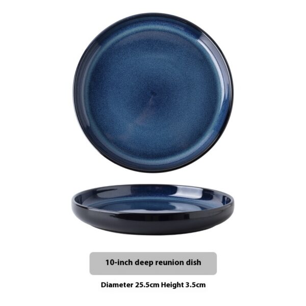 Household Kiln Cooking Bowl Dish & Plate Turnip Rice Bowl - Image 4