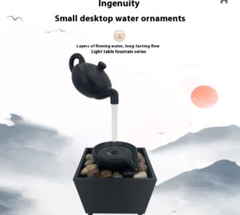 Hanging Teapot Flowing Water Ornaments Office Home Living Room Coffee Table